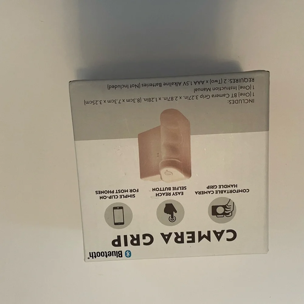 Bluetooth Camera Grip in White